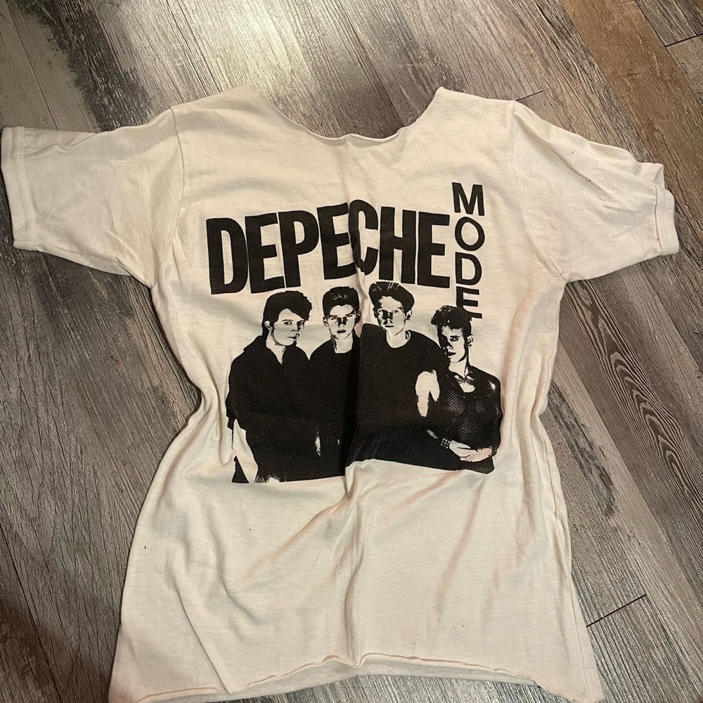 Depeche Mode Graphic T-Shirt - Cream